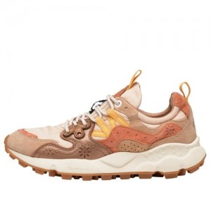 Brown Flower Mountain Yamano 3 Women's Sneakers | IVP6993FC