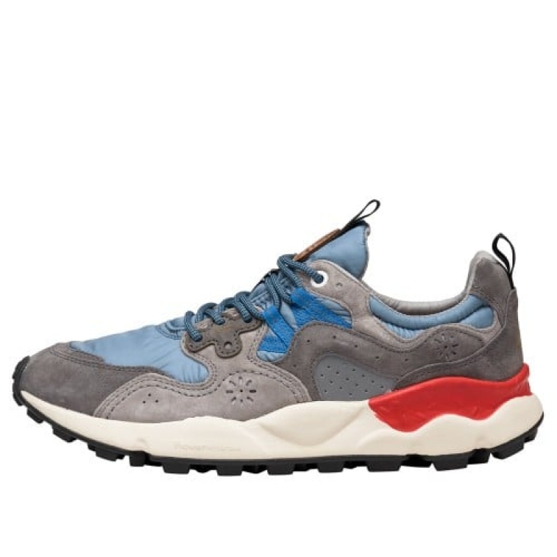 Grey Flower Mountain Yamano 3 Men\'s Sneakers | ZSM7627AU