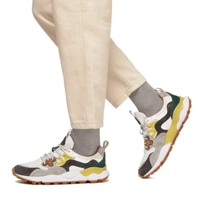 White Flower Mountain Yamano 3 Men's Sneakers | LGK926NR